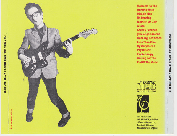 Elvis Costello  My Aim Is True : Back